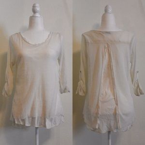 NINA KENDOSA Paris Dual Layer Flowing Top